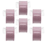 LIFKOME 6 Pezzi Set 6 Braccialetti da Polso Floreali Rosa per Damigelle D’Onore, Accessori per Addio al Nubilato e Festa di Matrimonio, Braccialetti Slap Leggeri e Versatili Fiore