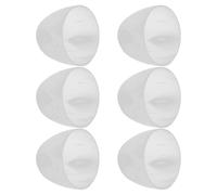 LIFKOME 6 tappi per biberon per neonati: tappi di ricambio in plastica per biberon, coperchi per brocche del latte a bocca larga, per barattoli in plastica e a bocca larga.