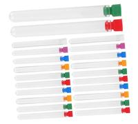 LIFKOME 60 Pezzi Flacone Trasparente per Conservare Aghi Porta Aghi in Plastica Apertura a Vite Contenitore da Cucito a Mano Scatola da Ricamo