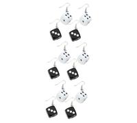LIFKOME 6paia Orecchini Pendente Con Dado Di Orecchini Unici Per Donne Charm Retro e Punk Leggeri e Confortevoli Per Occasioni Speciali