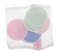 LIFKOME 7 pezzi Dischetti Struccanti Riutilizzabili in Fibra di Bambù Morbidi e Lavabili per Pulizia Viso Quotidiana Sacchetto Porta Accessori per Viaggio