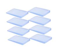 LIFKOME 8 pezzi Cunei Mobili Trasparenti in Spessori Regolabili Antiscivolo per Tavoli e Mobili Fermaporte Sicuro e Livellatore per Arredi Domestici Stabilizzatori Resistenti e Impilabili