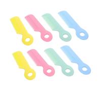 LIFKOME 8 Pezzi Pettini per Capelli Ragazzo Ragazza in Plastica Sicura con Punte Arrotondate Spazzole Leggere e Ergonomiche per Adatti Capelluto Sensibile di Ragazzo Ragazza e Bimbi