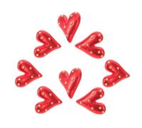 LIFKOME 8 Pezzi Spille Forma di Cuore Rosso per San Leggere e Adatte Donna per Matrimonio Festa e Uso Quotidiano