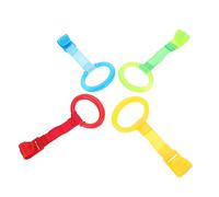 LIFKOME 8pezzi Anello Di Trazione Per Culla Piccola Maniglia Per Anello Di Supporto Assistente Per Camminare Di Supporto Di Sicurezza Bordi Lisci e Arrotondati Facile Da Usare e Trasportar