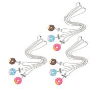 LIFKOME 9pezzi Collana Decorativa Per Amicizia Da Collane Con Pendente Ciambella Colorata Per Compleanni e Lauree Design Accattivante e Resistente Per Mostrare Tuo Amiche