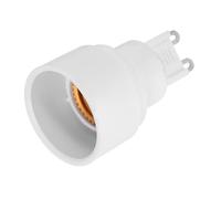 LIFKOME Adattatore Convertitore Per Lampadina in Ceramica G9 A E14 Portalampada Per Conversione Luce Accessori Per Illuminazione Casa E Ufficio Bianco 110-230v