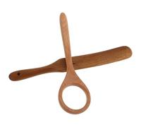 LIFKOME Agitatore Danese per Impasto in Legno Ergonomico, Bastoncino Multiuso Antiaderente per Cucina e Panificazione, per Pane e Pasta Madre Riutilizzabile