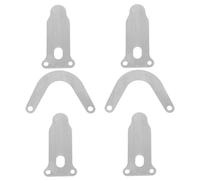 LIFKOME Air Compressor Accessories Valve Plate for Compressor, 6Pezzi, Alloy Iron Argento, Pressione Stabile, Resistenza alla Fatica Termica, per Riparazione Compressori d'Aria