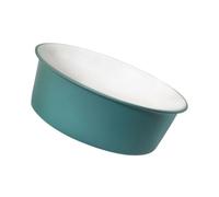 LIFKOME Bacinella Lavapiedi in Plastica Multifunzione Verde e Bianco Lavabo per Viso e Mani Vasca per Lavare Piatti e Bucato Design Doppio Colore Superficie Liscia Uso Domestico e Salone