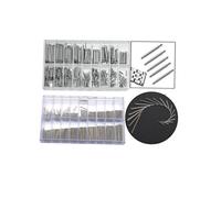 LIFKOME Barrette A Molla in Acciaio Inossidabile E Coppiglie Per Cinturini Per Orologi A Doppia Flangia Misura Da 6 Mm A 23 Mm