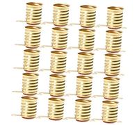 LIFKOME Base Portalampada a Vite in Ottone, Prese Per Esperimenti Elettrici Domestici, Attacco Piccolo Per Lampade, Set Da 50 Pezzi Per Laboratori e Uso Scolastico