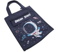 LIFKOME Borsa per Libri in Tela e PVC, Leggera, per Documenti e Portafoglio | Stile Cartone Semplice e Grazioso, Adatta a Aula e Formazione, per Genitori e Ufficio