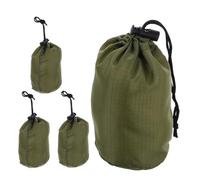 LIFKOME Borsa Portaoggetti in Nylon Coulisse da 4 Pezzi per Kit da Campo Custodia Compatta per Zaino Poncho Organizer da Viaggio Resistente per Escursionismo e Campeggio