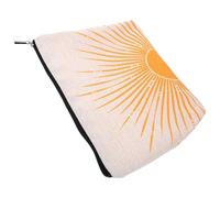 LIFKOME Borsa Trucco Portatile in Cotone e Tessuto con Zip Pochette Cosmetica da Viaggio Leggera e Resistente Organizer Accessori Beauty Chic e Pratica per Uso Esterno