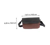 LIFKOME Borsello Tracolla PU Resistente Monospalla Leggera e Pratica e Organizer Compatto per Oggetti Personali