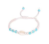 LIFKOME Bracciale Intrecciato Di Conchiglie Fatto A Mano Braccialetto Di Conchiglie Intrecciate Gioielli Per Decorazione Elegante Per Amiche