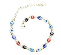 LIFKOME Bracciale Regolabile Evil Eye Metallo per Creativo e per Speciali e Fortuna e Protezione Contro Maledizioni