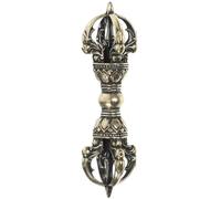 LIFKOME Buddhismo Amuleto Tibetano Buddhist Quattro azioni Dorje Vajra Pestle Ottone Spirituose Dorje Phurpa Pestle Vajra Ciondolo Vintage Desktop Orament