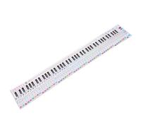 LIFKOME Carta per Esercizi Tastiera Pianoforte Tasti Portatile Simulazione Tasti per Principianti Pratica Facile e Guida Didattica Durevole