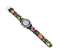 LIFKOME Cartoon Pattern Led Digital Watch for Kids Birthday and Holiday for Boys and Girls Easy-to-read Design Fun Children Accessory