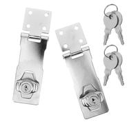 LIFKOME Chiusura a Cerniera Ad Angolo Retto Serratura Di Sicurezza Delle Porte Serratura Per Cassetto Blocchi Per Armadietti Silver