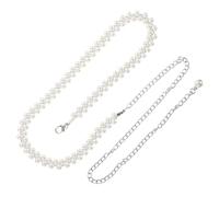 LIFKOME Cintura Da Donna Imitazione Della Catena Per La Vita Catena Decorativa Per La Vita Per Abito Gioielli in Metallo Facile Regolazione