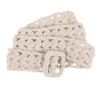 LIFKOME Cintura in Cotone Intrecciata Mano Per Donna Fascia Vita Regolabile Stile Semplice Macramè Per Abiti Estivi e Casual Accessorio Chic e Retrò Idea Regalo Raffinata