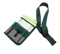 LIFKOME Cintura Porta Utensili Regolabile per Giardinaggio con Borsa da Vita Canvas con Strisce Riflettenti per Giardinieri e Professionisti Del Settore