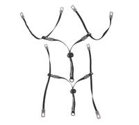 LIFKOME Cinturino Regolabile per Casco di Sicurezza 33,5 Cm 2 Pezzi con Meccanismo a Perlina, Cinturini Sostitutivi per Mento Compatibili con Caschi da Lavoro per Operai Edili