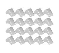 LIFKOME Clip di Supporto per Mensola in Metallo 20 Pezzi Argento, Bracket Clips in Ferro, struttura modulare, per librerie e spazi professionali