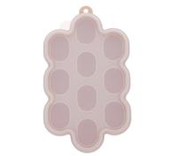 LIFKOME Contenitore Per Alimenti Per Ragazzo Ragazza Stampo Per Cubetti Di Ghiaccio in Silicone Riutilizzabile Stampo Antiaderente Casa Con Coperchio Vassoio Per Congelatore Multiuso