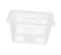 LIFKOME Contenitore Trasparente per Cottura con Ergonomico Riduce Evaporazione per Sous Vide e Conservazione Alimentare Vaschetta Slow Cooker per Cucina Professionale