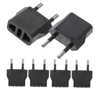 LIFKOME Convertitore Presa da Viaggio 6 Pezzi US a 125-250v, Compatto e Leggero, Materiale Abs e Rame, per Casa e Ufficio