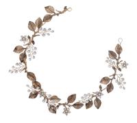 LIFKOME Copricapo da Sposa Floreale Vintage Accessori per Chioma da Dea per Matrimonio e Festival Fermaglio Decorativo per Donne e Damigelle Adatto per Feste e Servizi Fotografici