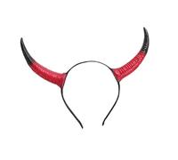 LIFKOME Copricapo Di Corno Corna Del Diavolo Della Fascia Di Halloween Costume Da Orecchie Da Diavolo Cosplay Corna e Coda Del Diavolo Fascia Illuminata Di Halloween Fasce Per La Testa Pu