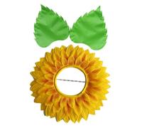 LIFKOME Copricapo Di Girasole Set Di Accessori Per Spettacoli Teatrali Decorazione Per Feste Adolescenza Leggero Comodo E Morbido