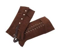 LIFKOME Copriscarpe Rinascimentali Marroni in Medievale e Viking per Accessori Cosplay e Rievocazioni Storiche per Halloween e