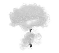 LIFKOME Costume Da Giudice Bianco Per Adulti E Ragazzo Ragazza Accessorio Per Halloween E Gioco Di Ruolo Toga Di Giudice E Parrucca Bianca Per Cosplay