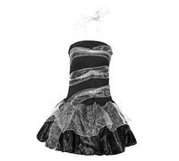 LIFKOME Costume Di Halloween Vestito Da Diavolo Per Ragazza Sposa Fantasma Abito Da Donna Abito Da Festa Unico Elegante