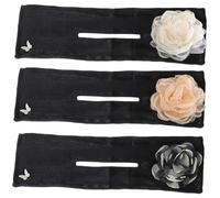 LIFKOME Creatore di Chignon per Donne e Ragazze 3 Pezzi Set Decorazione Floreale, Modellatore per Chignon Facile da Usare, Accessori per Acconciature da Festa e Uso Quotidiano