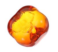 LIFKOME Cristallo Persimmon Fermacarte Pesante in Vetro Resistente per Cucito Calligrafia e Progetti Artistici Decorazione Realistica Frutto per Scrivania e Tessuti