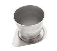 LIFKOME Crogiolo di Ferro Pratico con Coperchio 50ml, Crogiolo Multiuso Resistente Fino a 380°c, Piccolo e Leggero per Laboratorio Chimico e Farmaceutico