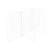 LIFKOME Divisore per Congelatore in Metallo 6 Scomparti Ripiano Organizer per Conservazione Alimenti in Cucina Separatore per Ripiani Congelatori a Pozzetto Soluzione Saldata