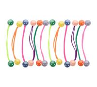 LIFKOME Elastici per Chioma Doppia Pallina Colorata Set da 12 Pezzi Multicolore Accessori per Chignon e Coda di Cavallo Adatti a Tutti i Tipi di Chioma e Occasioni