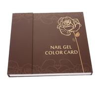 LIFKOME Espositore Colori Unghie Campioni Gel Libro Schede Mostra per Salone Manicure Professionale