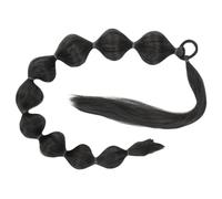 LIFKOME Extension Coda Cavallo Lunga Sintetica Bubble Ponytail con Elastico Capelli Finti Morbidi e Naturali Facile da Indossare e Tagliare per Donne Eleganti e Look da Club
