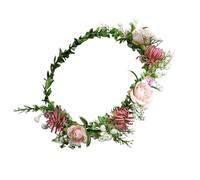LIFKOME Fascia Floreale Fiori Per Sposa Fascia Per Semplice E Romantica Adatta Per Ogni Occasione Come Feste E Matrimoni
