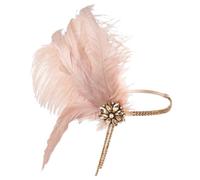 LIFKOME Fascia Per Elegante Piume Per Donne Accessorio Per Cerimonie e Feste Stile Anni Facile Da Abbinare Qualsiasi Acconciatura e Colore Dei