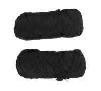 LIFKOME Filo Per Chioma Intrecciato Lungo 2 Pezzi Nero Per Parrucca Da Donna Realistica, Accessorio Extension Chioma Per Acconciature Festa e Matrimonio, Colore Naturale